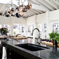 Cozinhas com ilha bancada em mÃ¡rmore