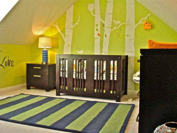 Decorando o quarto do bebÃ© em tons de verde