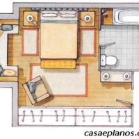 Planta /Layout para decoraÃ§Ã£o do quarto